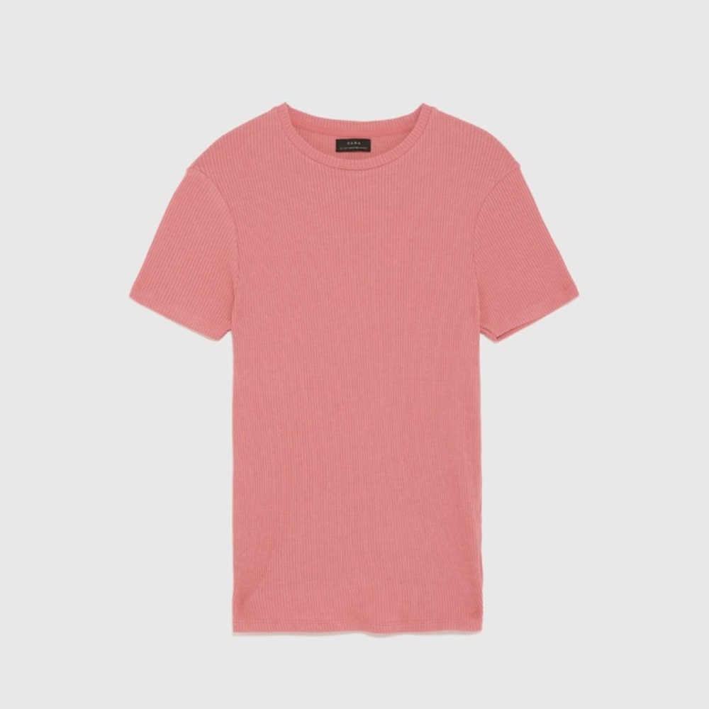 Zara man fitted ribbed shirt - Picture 4 of 5